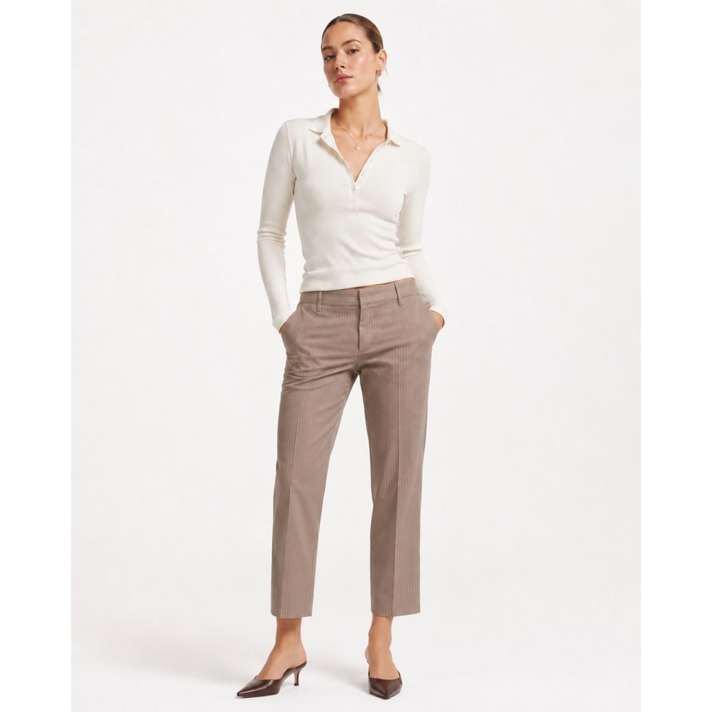 VTG 90s Gap Pinstripe Straight Trousers | Size 6 | Y2K Preppy